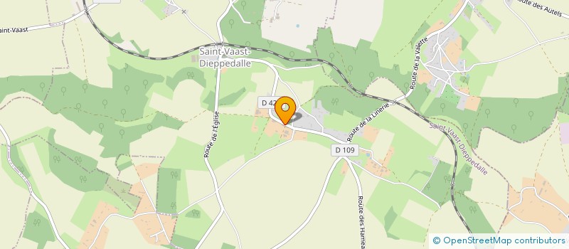 localisation de l'entreprise GROUPEMENT FONCIER AGRICOLE DE LIMANVIL  SAINT-VAAST-DIEPPEDALLE