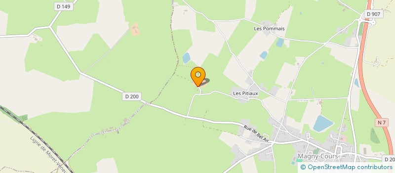 localisation de l'entreprise GROUPEMENT FONCIER AGRICOLE DE LUCARE à MAGNY-COURS