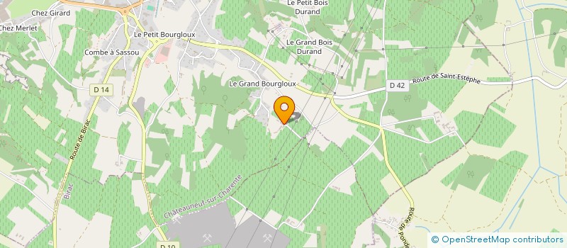 localisation de l'entreprise GROUPEMENT FONCIER AGRICOLE DE MALAKOFF à CHATEAUNEUF-SUR-CHARENTE