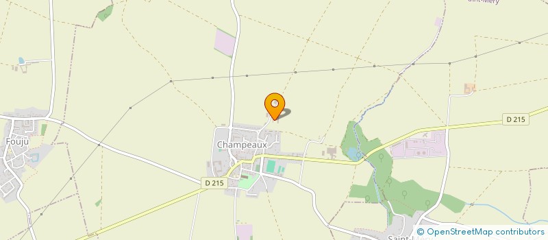 localisation de l'entreprise GROUPEMENT FONCIER AGRICOLE DE MALVOISINE CHAMPEAUX PAR ABBREVIATION  GFA MALVOISINE CHAMPEAUX  CHAMPEAUX