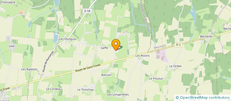 localisation de l'entreprise GROUPEMENT FONCIER AGRICOLE DE MONTJOVENT  SAINT-ETIENNE-SUR-REYSSOUZE