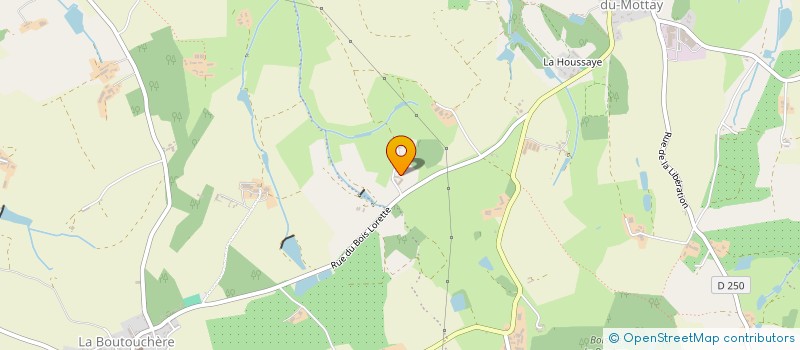 localisation de l'entreprise GROUPEMENT FONCIER AGRICOLE DE MONTREAUTAY  MAUGES-SUR-LOIRE