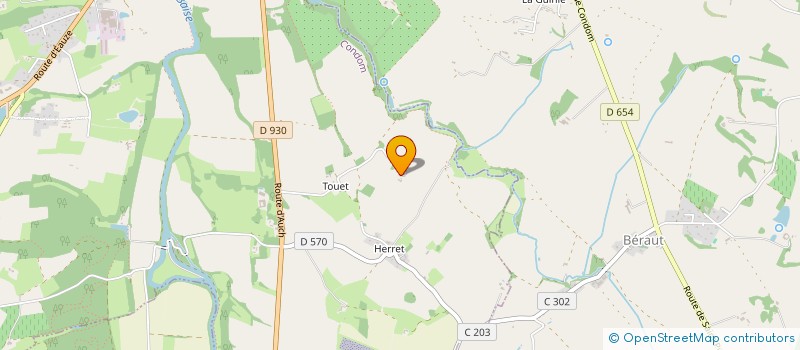 localisation de l'entreprise GROUPEMENT FONCIER AGRICOLE DE NEOULE  CONDOM