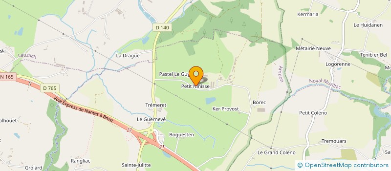 localisation de l'entreprise GROUPEMENT FONCIER AGRICOLE DE NINIZ  AMBON