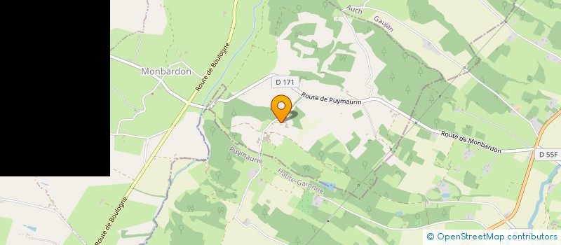 localisation de l'entreprise GROUPEMENT FONCIER AGRICOLE DE PEYRUCAT  BETCAVE-AGUIN