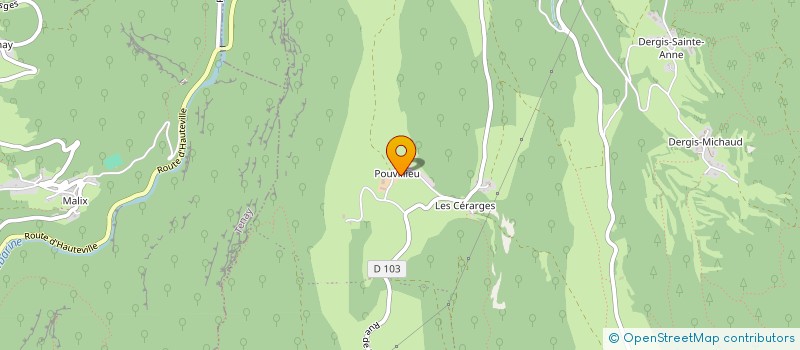 localisation de l'entreprise GROUPEMENT FONCIER AGRICOLE DE PHILEO  PLATEAU D'HAUTEVILLE