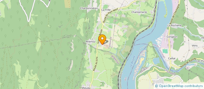 localisation de l'entreprise GROUPEMENT FONCIER AGRICOLE DE PLANS LEGERS  CORBONOD