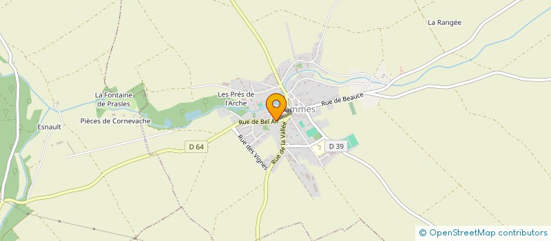 localisation de l'entreprise GROUPEMENT FONCIER AGRICOLE DE POINTFONDS  SELOMMES