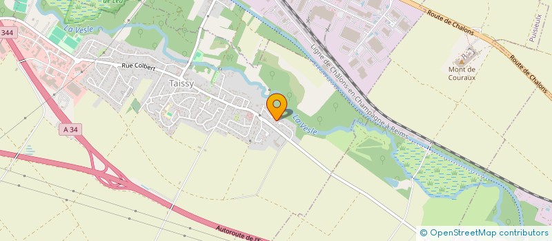 localisation de l'entreprise GROUPEMENT FONCIER AGRICOLE DE PONTFAVERGER SAINTE GENEVIEVE  TAISSY