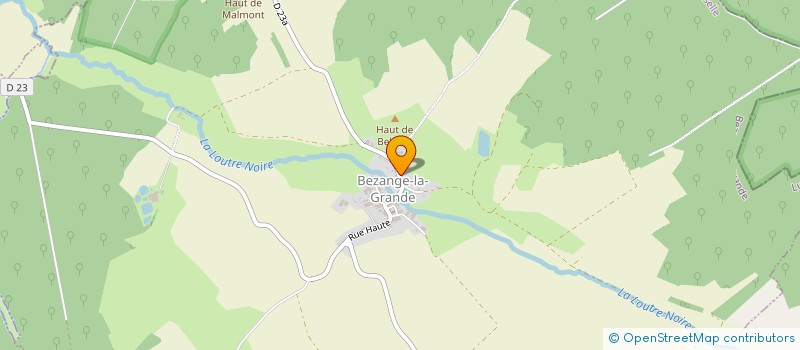 localisation de l'entreprise GROUPEMENT FONCIER AGRICOLE DE RANZEY  BEZANGE-LA-GRANDE