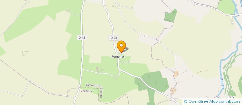 localisation de l'entreprise GROUPEMENT FONCIER AGRICOLE DE ROMENET  GERMIGNY L'EXEMPT