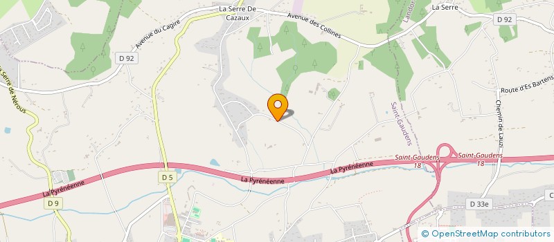 localisation de l'entreprise GROUPEMENT FONCIER AGRICOLE DE ROS  SAINT-GAUDENS