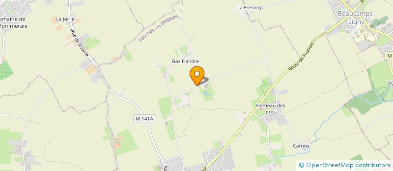 localisation de l'entreprise GROUPEMENT FONCIER AGRICOLE DE ROSEMBOIS  FOURNES-EN-WEPPES