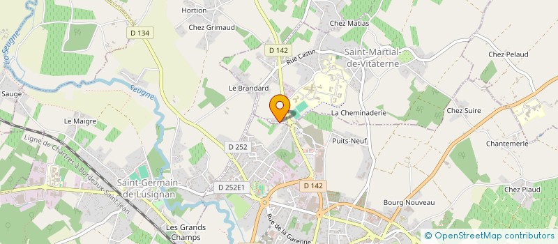 localisation de l'entreprise GROUPEMENT FONCIER AGRICOLE DE ROSIERS  SAINT-MARTIAL-DE-VITATERNE