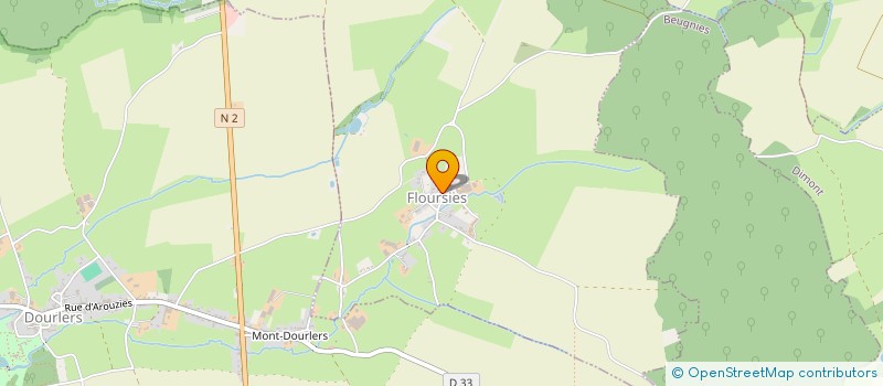 localisation de l'entreprise GROUPEMENT FONCIER AGRICOLE DE SAINT ELOI THIRIMONT  FLOURSIES