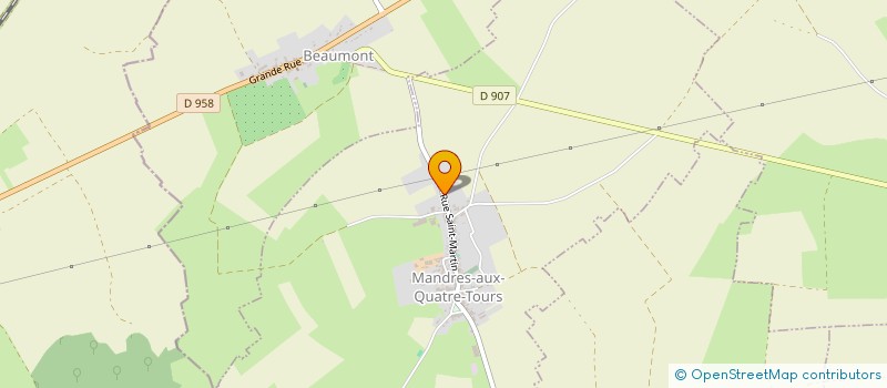 localisation de l'entreprise GROUPEMENT FONCIER AGRICOLE DE SAINT MARTIN  MANDRES-AUX-QUATRE-TOURS