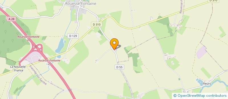 localisation de l'entreprise GROUPEMENT FONCIER AGRICOLE DE SAINTE CATHERINE  ROUESSE FONTAINE