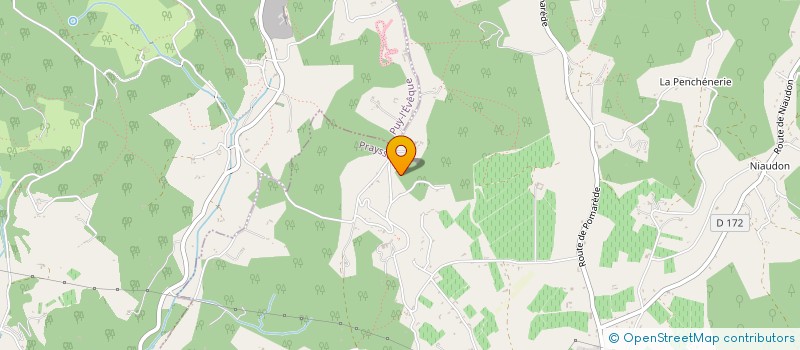 localisation de l'entreprise GROUPEMENT FONCIER AGRICOLE DE SOJE  PRAYSSAC