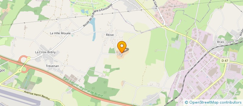 localisation de l'entreprise GROUPEMENT FONCIER AGRICOLE DE TAUBRY  LA BAULE-ESCOUBLAC