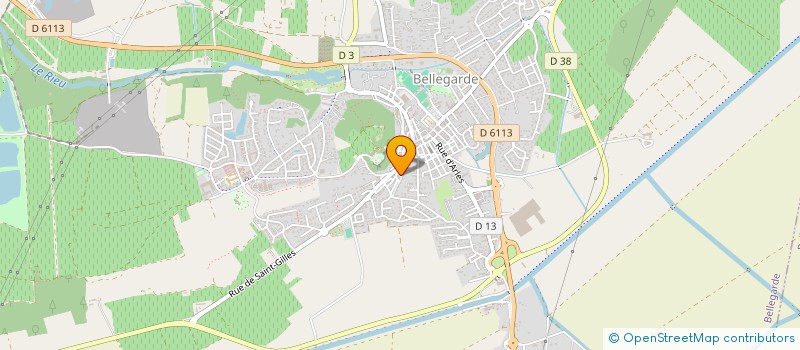 localisation de l'entreprise GROUPEMENT FONCIER AGRICOLE DE THEO  BELLEGARDE