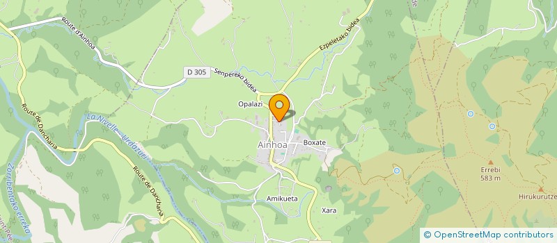 localisation de l'entreprise GROUPEMENT FONCIER AGRICOLE DE XANFARINEA à ITXASSOU