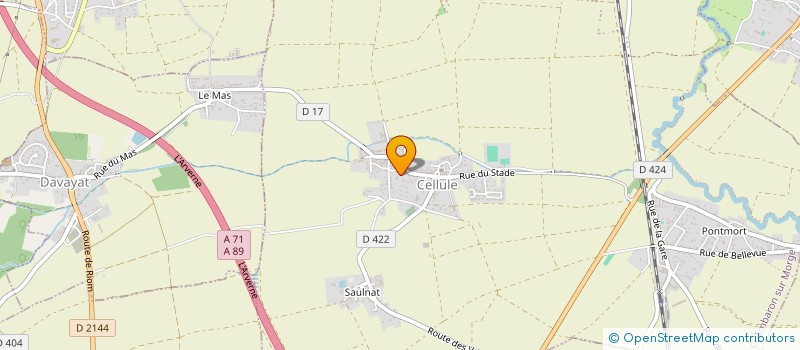 localisation de l'entreprise GROUPEMENT FONCIER AGRICOLE DEBAIN G2  RIOM