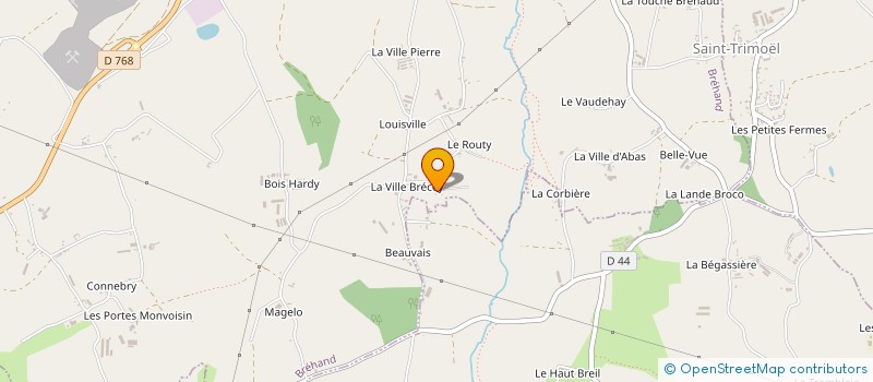 localisation de l'entreprise GROUPEMENT FONCIER AGRICOLE DEFIN DENIS ET MAUD à BREHAND