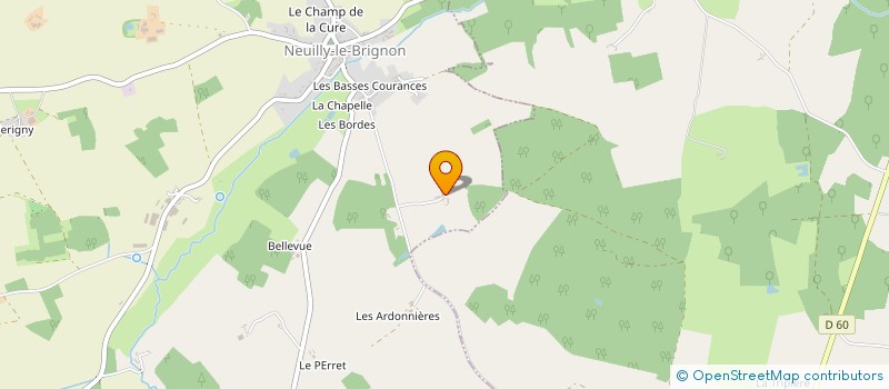 localisation de l'entreprise GROUPEMENT FONCIER AGRICOLE DELACHAUX  NEUILLY-LE-BRIGNON