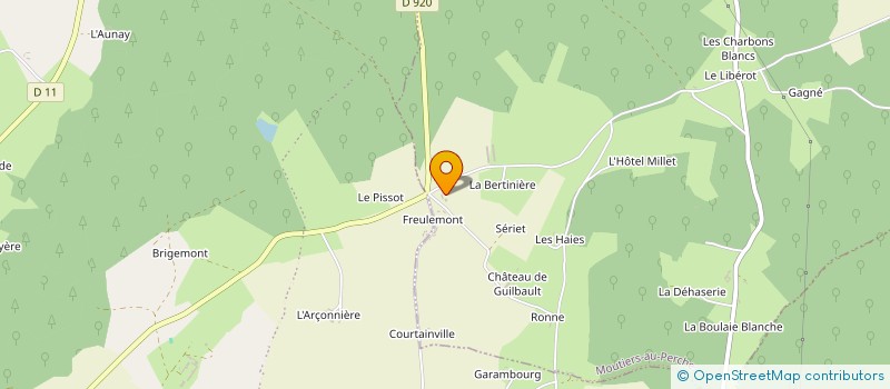 localisation de l'entreprise GROUPEMENT FONCIER AGRICOLE DEMETER à SAINT-GERMAIN-DES-GROIS
