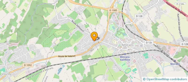 localisation de l'entreprise GROUPEMENT FONCIER AGRICOLE DES AGNEAUX DE PRES DE NOYERS  MOIRANS