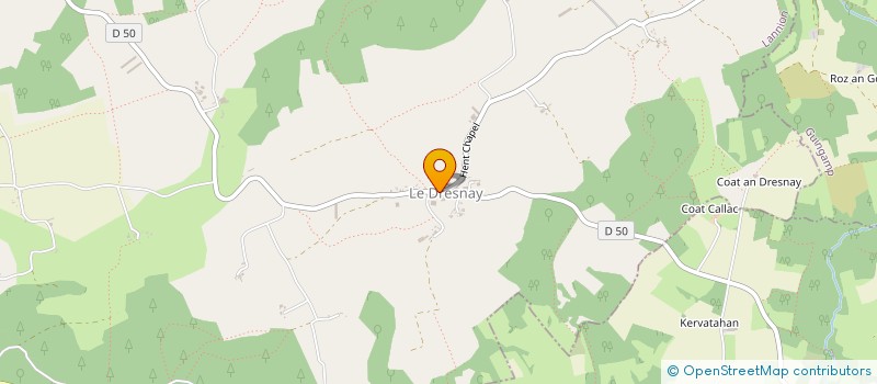 localisation de l'entreprise GROUPEMENT FONCIER AGRICOLE DES ANCETRES  LOGUIVY-PLOUGRAS