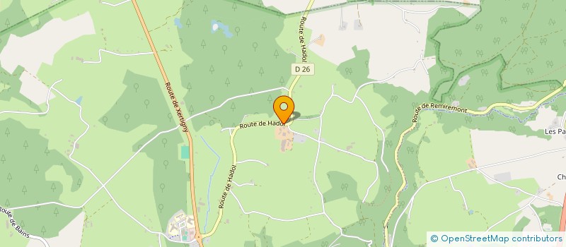 localisation de l'entreprise GROUPEMENT FONCIER AGRICOLE DES ARPENTS  PLOMBIERES-LES-BAINS