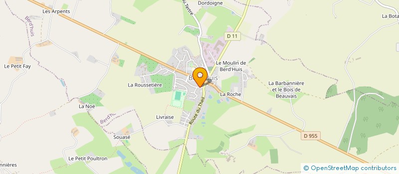 localisation de l'entreprise GROUPEMENT FONCIER AGRICOLE DES AVERIES à BERD'HUIS