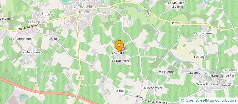 localisation de l'entreprise GROUPEMENT FONCIER AGRICOLE DES BARBOIRES  LA CHAPELLE-HEULIN