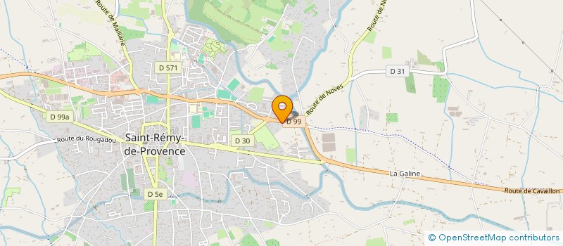 localisation de l'entreprise GROUPEMENT FONCIER AGRICOLE DES CACALAUSIERES  ST REMY DE PROVENCE