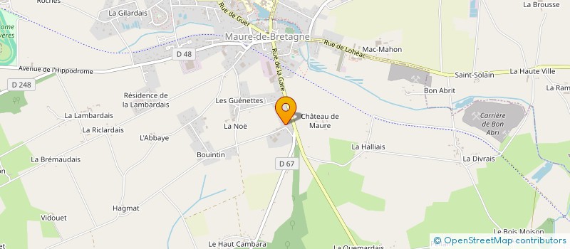 localisation de l'entreprise GROUPEMENT FONCIER AGRICOLE DES CHAMPS  VAL D'ANAST