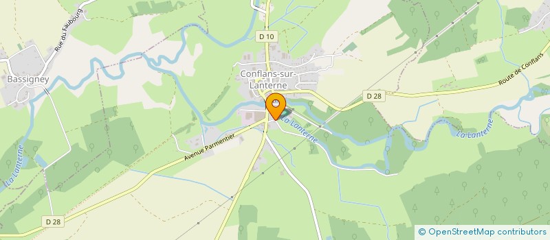 localisation de l'entreprise GROUPEMENT FONCIER AGRICOLE DES CHAUFFOURS  CONFLANS-SUR-LANTERNE