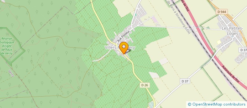 localisation de l'entreprise GROUPEMENT FONCIER AGRICOLE DES CLOS OUEST  VILLERS-MARMERY