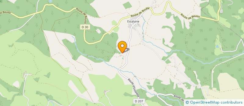 localisation de l'entreprise GROUPEMENT FONCIER AGRICOLE DES COMBETTES  SAINT-BEAUZELY