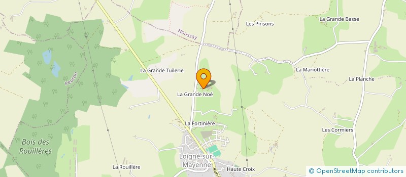 localisation de l'entreprise GROUPEMENT FONCIER AGRICOLE DES COMMANDIERES  LA ROCHE-NEUVILLE