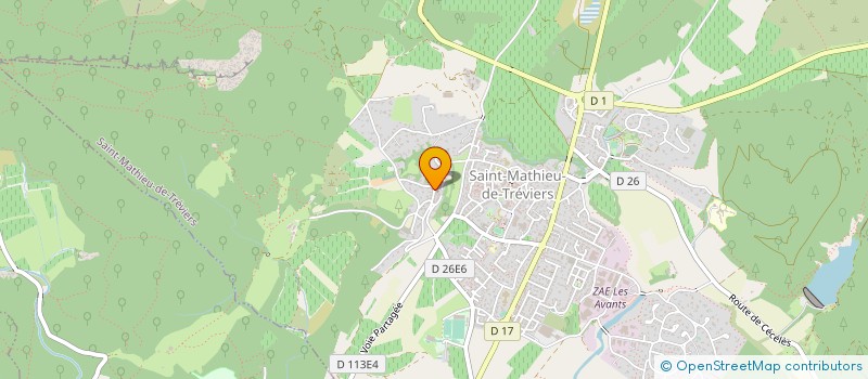 localisation de l'entreprise GROUPEMENT FONCIER AGRICOLE DES COSTES  VACQUIERES