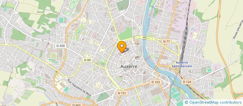 localisation de l'entreprise GROUPEMENT FONCIER AGRICOLE DES COTEAUX à AUXERRE