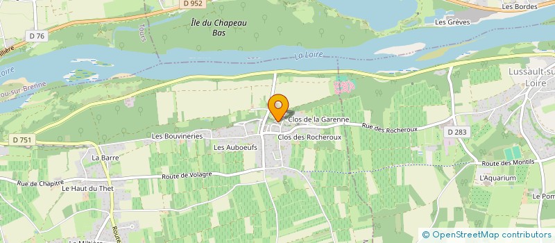 localisation de l'entreprise GROUPEMENT FONCIER AGRICOLE DES COURS à MONTLOUIS-SUR-LOIRE