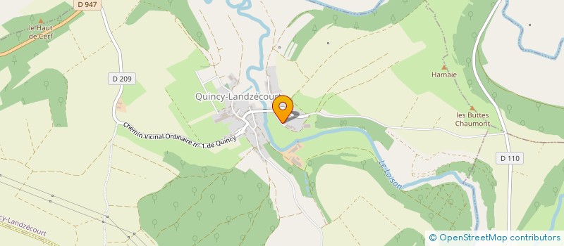 localisation de l'entreprise GROUPEMENT FONCIER AGRICOLE DES COURTIS à QUINCY-LANDZECOURT
