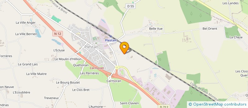 localisation de l'entreprise GROUPEMENT FONCIER AGRICOLE DES DEUX HAMEAUX  PLESTAN