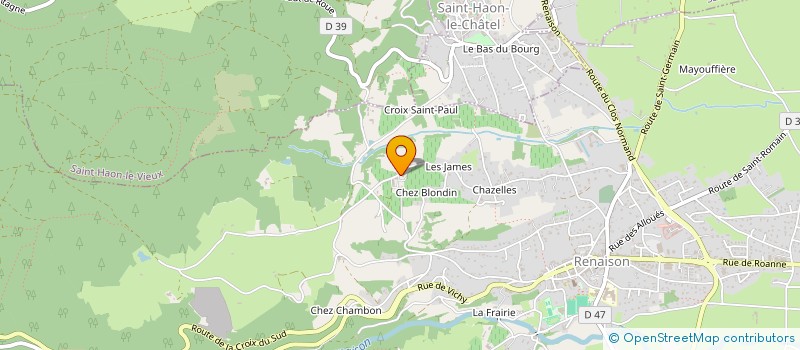 localisation de l'entreprise GROUPEMENT FONCIER AGRICOLE DES ESTINAUDES, ET PAR ABREVIATION GFA DES ESTINAUDES  RENAISON