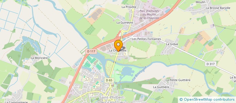 localisation de l'entreprise GROUPEMENT FONCIER AGRICOLE DES ETANGS  SAINT-PHILBERT-DE-GRAND-LIEU