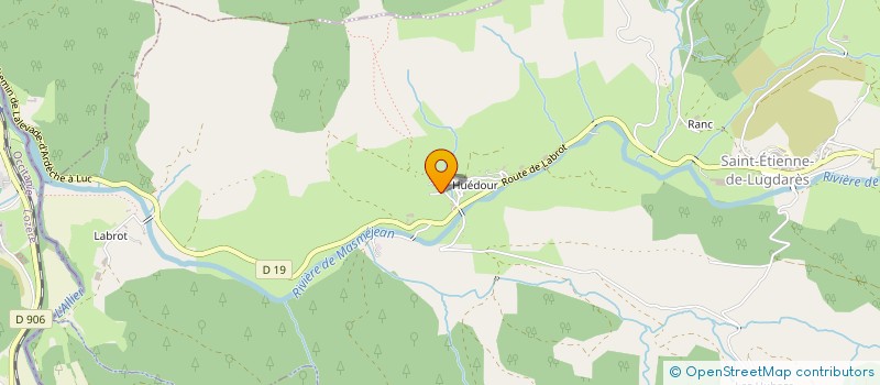 localisation de l'entreprise GROUPEMENT FONCIER AGRICOLE DES FAUVETTES  SAINT-ETIENNE-DE-LUGDARES