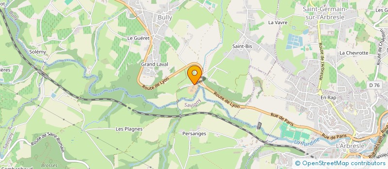 localisation de l'entreprise GROUPEMENT FONCIER AGRICOLE DES FOURS  BULLY