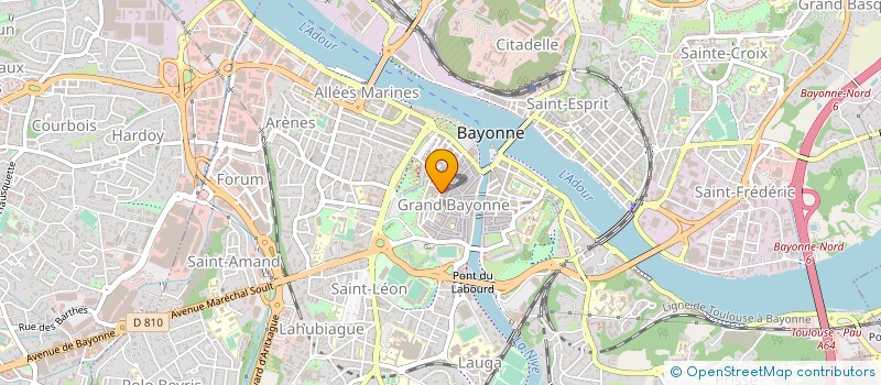 localisation de l'entreprise GROUPEMENT FONCIER AGRICOLE DES GALLARDS à BAYONNE